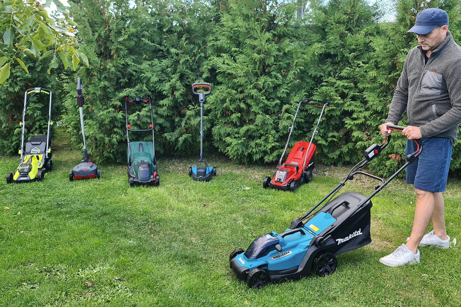 Test av gräsklippare Test av gräsklippare